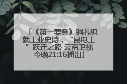 《第一要务》铜芯织就工业史诗，“昆电工”跃迁之路 云南卫视今晚21:16播出