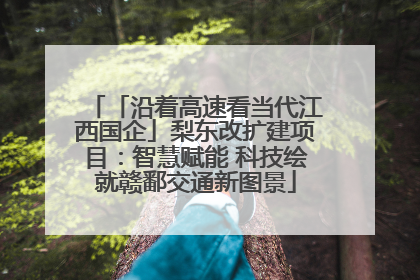 「沿着高速看当代江西国企」梨东改扩建项目：智慧赋能 科技绘就赣鄱交通新图景