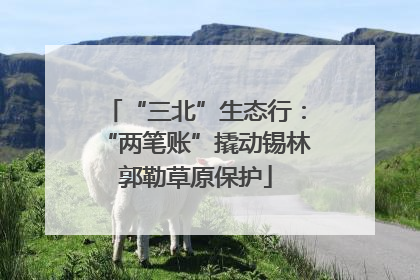 “三北”生态行：“两笔账”撬动锡林郭勒草原保护