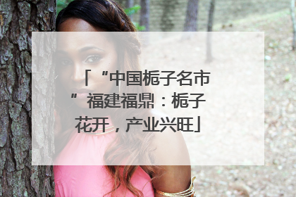 “中国栀子名市”福建福鼎：栀子花开，产业兴旺