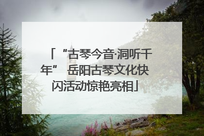 “古琴今音·洞听千年” 岳阳古琴文化快闪活动惊艳亮相