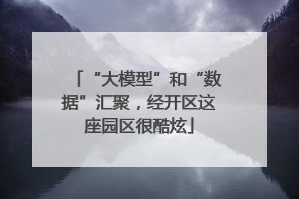 “大模型”和“数据”汇聚，经开区这座园区很酷炫
