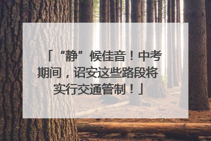 “静”候佳音！中考期间，诏安这些路段将实行交通管制！