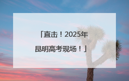 直击！2025年昆明高考现场！