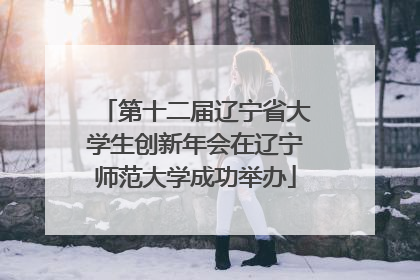 第十二届辽宁省大学生创新年会在辽宁师范大学成功举办