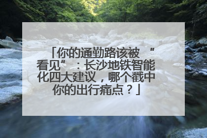 你的通勤路该被 “看见”：长沙地铁智能化四大建议，哪个戳中你的出行痛点？