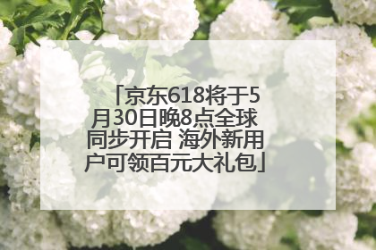 京东618将于5月30日晚8点全球同步开启 海外新用户可领百元大礼包