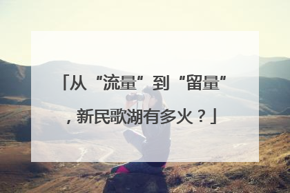 从“流量”到“留量”，新民歌湖有多火？