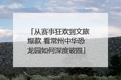 从赛事狂欢到文旅爆款 看常州中华恐龙园如何深度破圈
