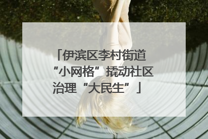 伊滨区李村街道 “小网格”撬动社区治理“大民生”