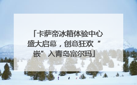 卡萨帝冰箱体验中心盛大启幕，创意狂欢“嵌”入青岛富尔玛