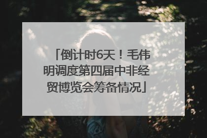 倒计时6天！毛伟明调度第四届中非经贸博览会筹备情况