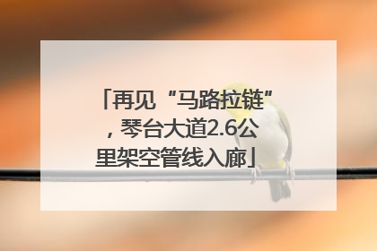再见“马路拉链”，琴台大道2.6公里架空管线入廊