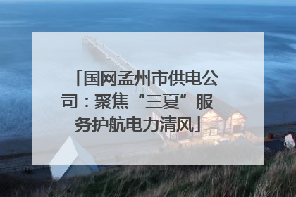 国网孟州市供电公司：聚焦“三夏”服务护航电力清风
