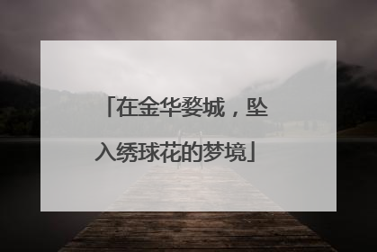 在金华婺城，坠入绣球花的梦境