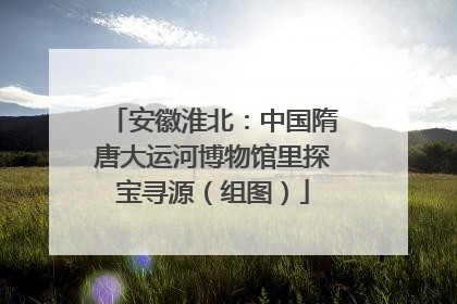安徽淮北：中国隋唐大运河博物馆里探宝寻源（组图）