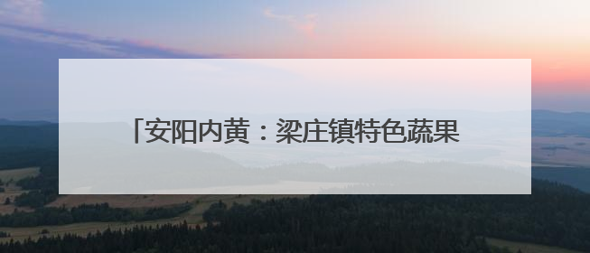 安阳内黄：梁庄镇特色蔬果亮相央视农业品牌甄选会