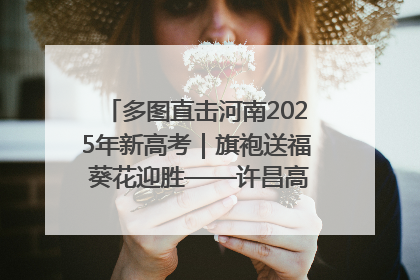 多图直击河南2025年新高考｜旗袍送福 葵花迎胜——许昌高考首日拉开帷幕