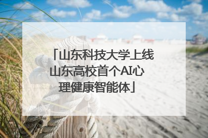 山东科技大学上线山东高校首个AI心理健康智能体
