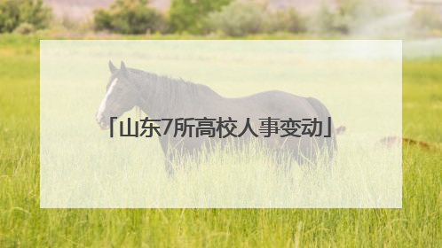 山东7所高校人事变动