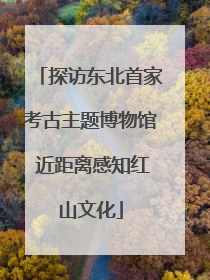 探访东北首家考古主题博物馆 近距离感知红山文化