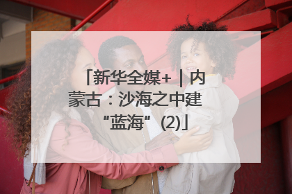 新华全媒+｜内蒙古：沙海之中建“蓝海”(2)