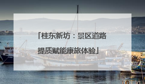 桂东新坊：景区道路提质赋能康旅体验