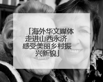 海外华文媒体走进山西永济 感受美丽乡村振兴新貌