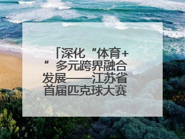 深化“体育+”多元跨界融合发展——江苏省首届匹克球大赛在无锡开赛