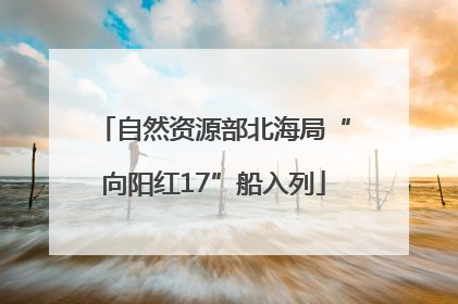 自然资源部北海局“向阳红17”船入列
