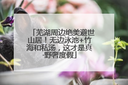 芜湖周边绝美避世山居！无边泳池+竹海和私汤，这才是真·野奢度假