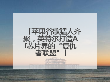 苹果谷歌猛人齐聚，英特尔打造AI芯片界的“复仇者联盟”