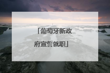 葡萄牙新政府宣誓就职
