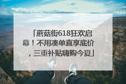 蘑菇街618狂欢启幕！不用凑单直享底价，三重补贴嗨购今夏