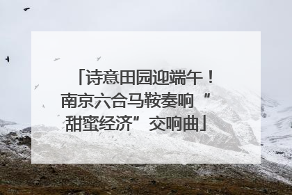 诗意田园迎端午！南京六合马鞍奏响“甜蜜经济”交响曲