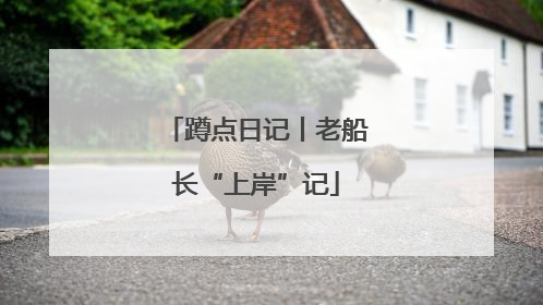 蹲点日记丨老船长“上岸”记