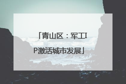 青山区：军工IP激活城市发展