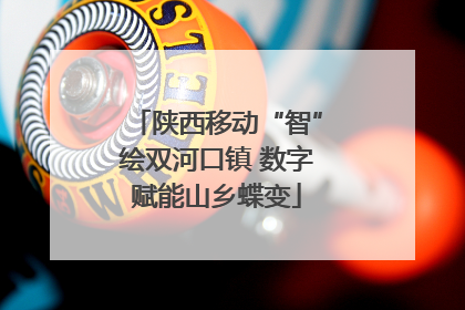 陕西移动“智”绘双河口镇 数字赋能山乡蝶变