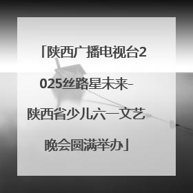 陕西广播电视台2025丝路星未来-陕西省少儿六一文艺晚会圆满举办