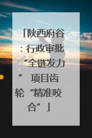 陕西府谷：行政审批“全链发力” 项目齿轮“精准咬合”