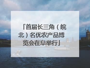 首届长三角（皖北）名优农产品博览会在阜举行