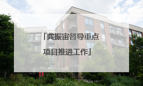 龚振宙督导重点项目推进工作
