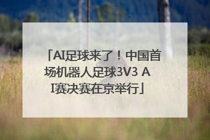AI足球来了！中国首场机器人足球3V3 AI赛决赛在京举行