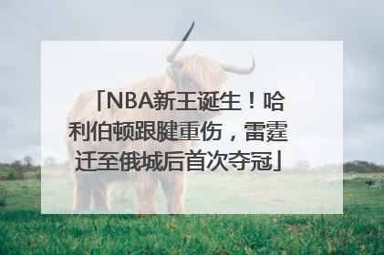 NBA新王诞生！哈利伯顿跟腱重伤，雷霆迁至俄城后首次夺冠